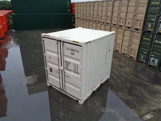 Contenedor Marítimo Nuevo de 10 Pies High Cube (HC) – Blanco