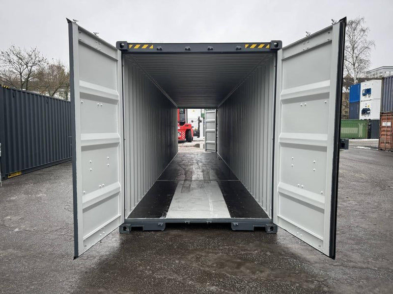 Contenedor marítimo nuevo de 40 pies High Cube (HC) con doble puerta