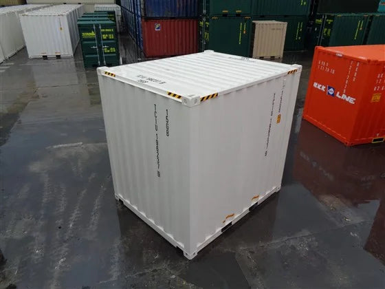 Contenedor Marítimo Nuevo de 10 Pies High Cube (HC) – Blanco