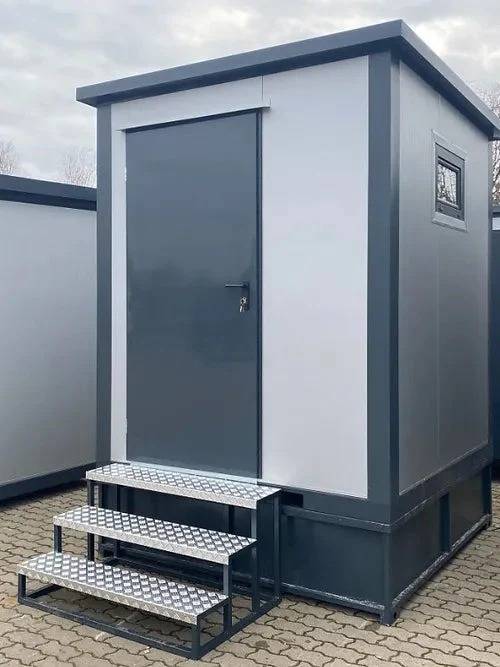 Contenedor sanitario nuevo con doble cabina WC
