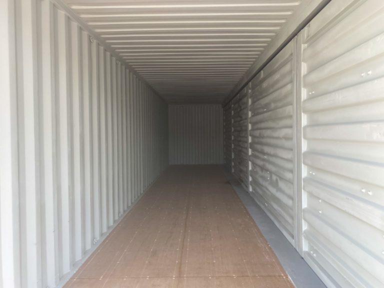 Contenedor marítimo nuevo de 40 pies High Cube (HC) con apertura lateral completa (Open Side)