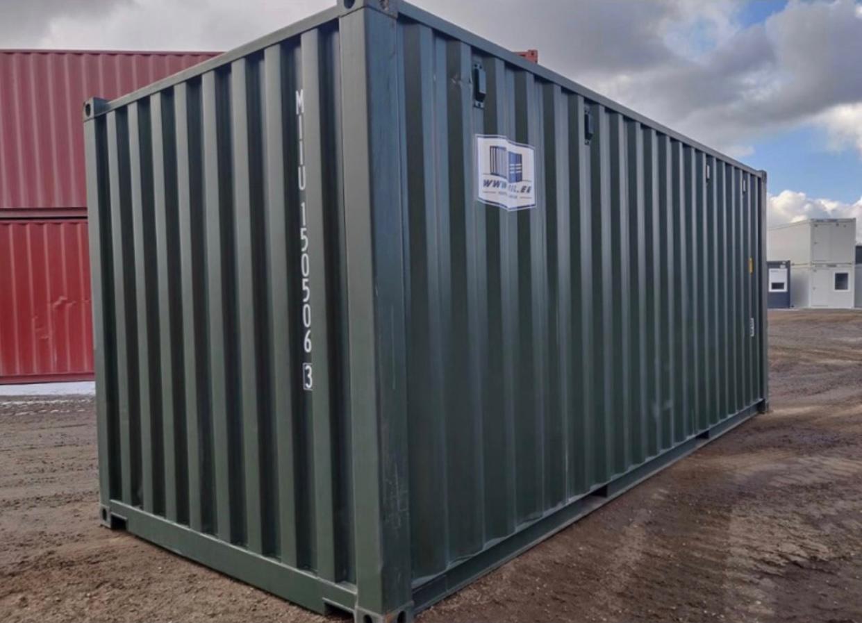 Contenedor Marítimo Nuevo de 20 Pies High Cube (HC) – Verde