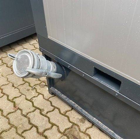 Contenedor sanitario nuevo con doble cabina WC