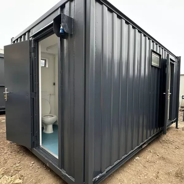 Bloque sanitario nuevo 3 + 1 de 4,8 × 2,7 m