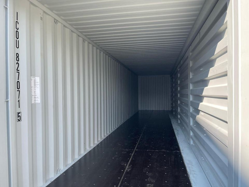 Contenedor marítimo nuevo de 40 pies con apertura lateral completa