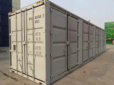 Contenedor marítimo nuevo de 40 pies High Cube (HC) con 4 puertas laterales