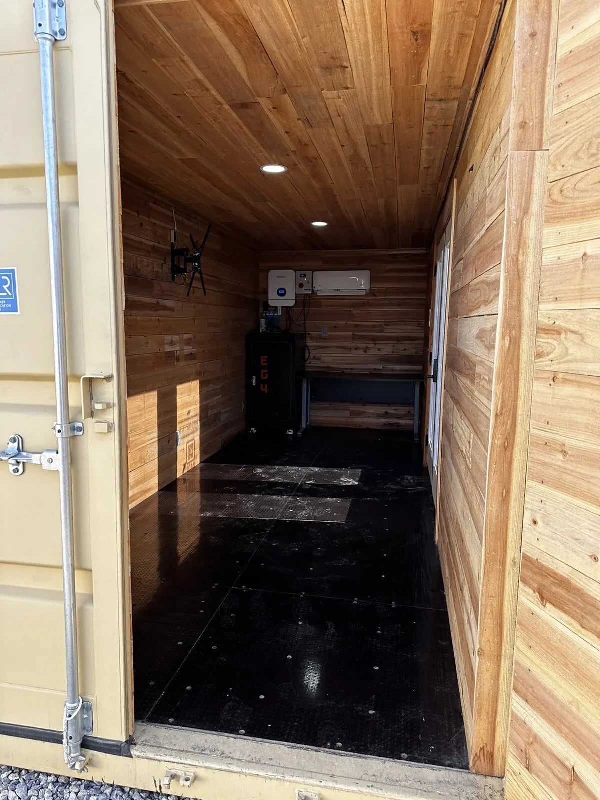 Contenedor oficina solar nuevo de 20 pies con sistema Off-Grid