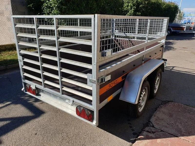Remolque Portaequipajes Boro Niewiadow BOK725D Nuevo – 250 × 132 × 50 cm – MMA 750 kg