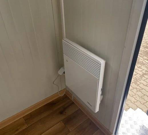 Contenedor sanitario nuevo con doble cabina WC