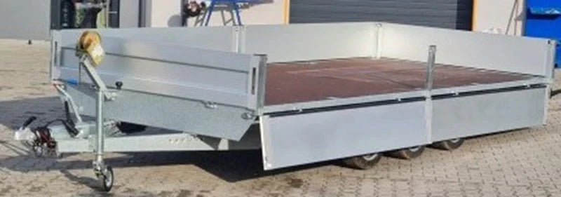 Remolque Plataforma BOSS 6.0 Nuevo de 3 Ejes con Rampas – 610 × 200 cm – MMA 3.500 kg