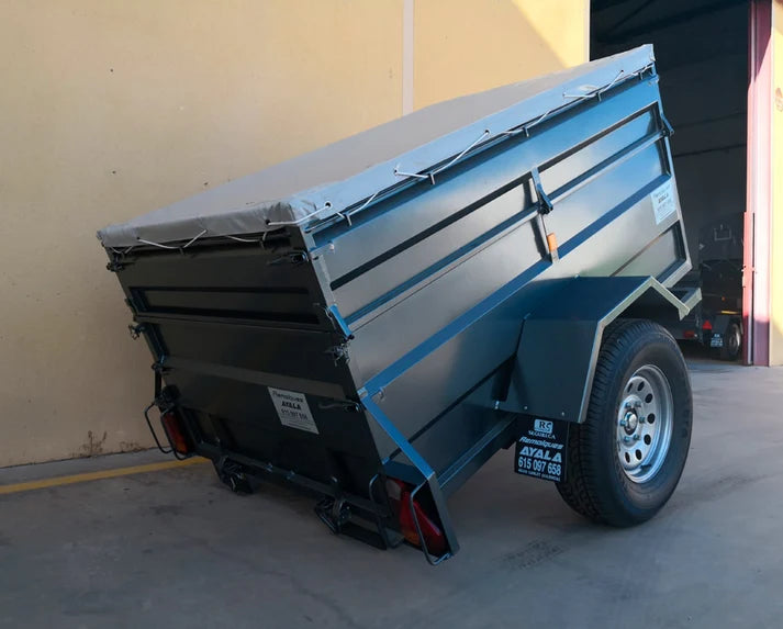 Remolque 4×4 Basculante por Inercia Nuevo – 200 × 130 × 60 + 35 cm – MMA 750 kg