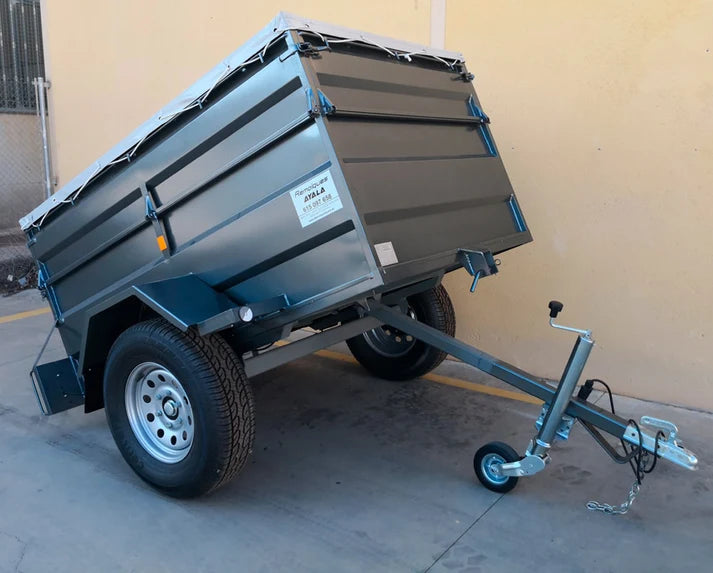 Remolque 4×4 Basculante por Inercia Nuevo – 200 × 130 × 60 + 35 cm – MMA 750 kg
