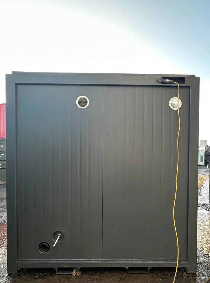Contenedor sanitario nuevo de 2,4 × 1,5 m