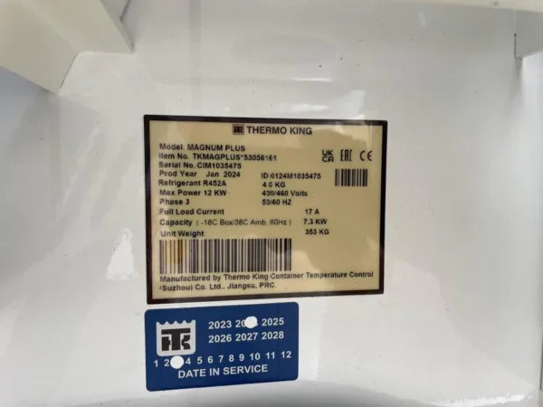 Contenedor Frigorífico Reefer Nuevo de 10 Pies
