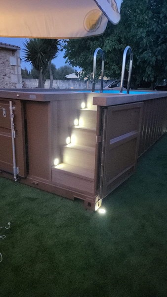 Contenedor piscina nuevo de 20 pies