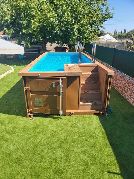 Contenedor piscina nuevo de 20 pies