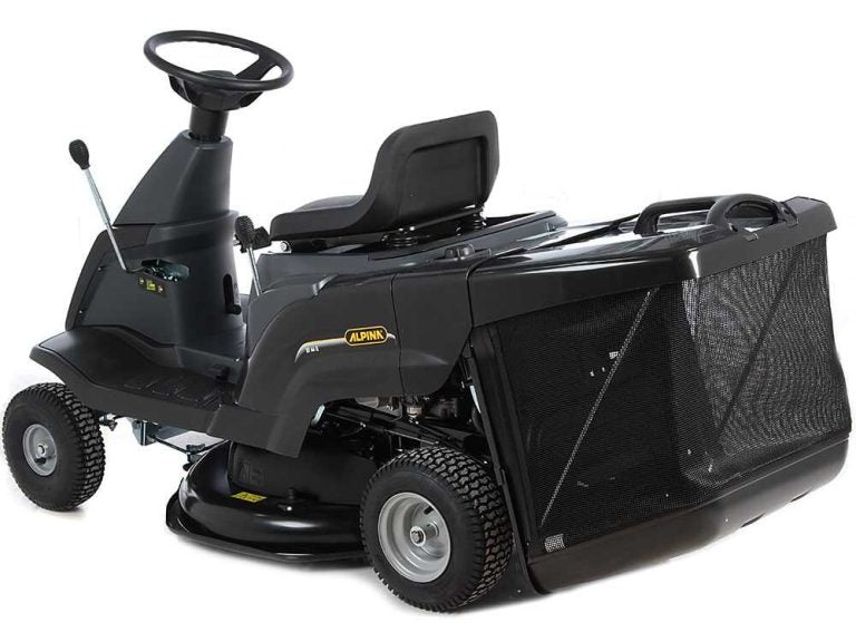 El Alpina AT2 66 QA es un tractor cortacésped compacto de gasolina