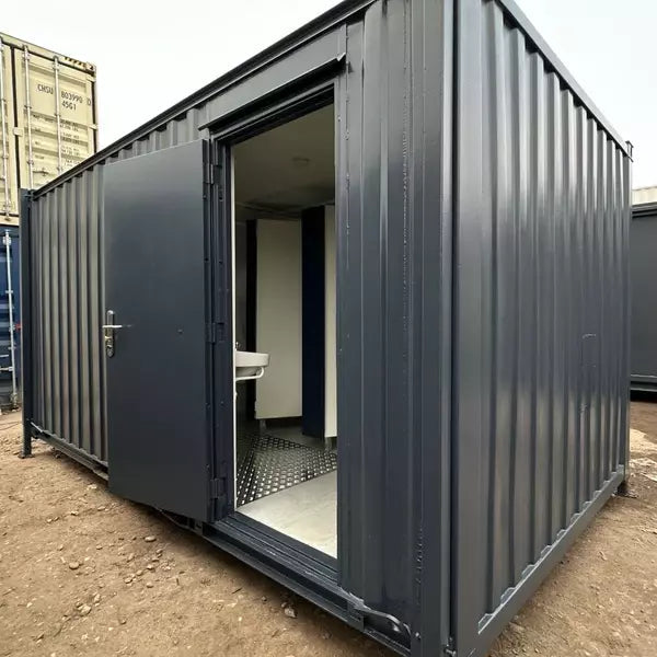Bloque sanitario nuevo 3 + 1 de 4,8 × 2,7 m