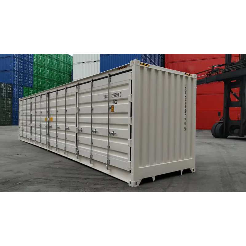 Contenedor marítimo nuevo de 40 pies High Cube (HC) con apertura lateral completa (Open Side)