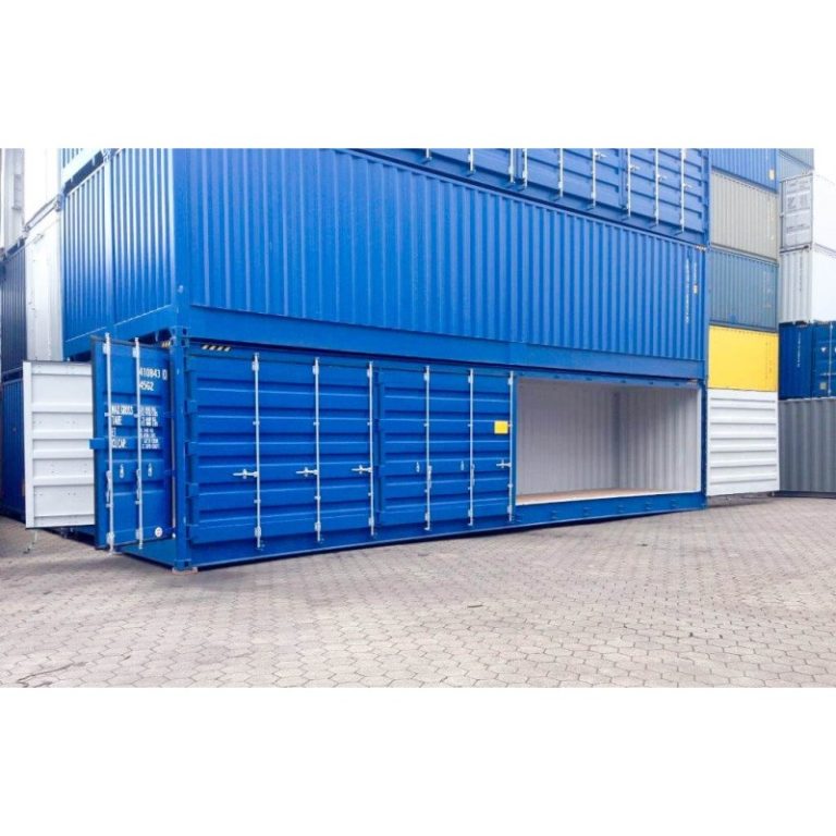 Contenedor marítimo nuevo de 40 pies High Cube (HC) con apertura lateral completa (Open Side)