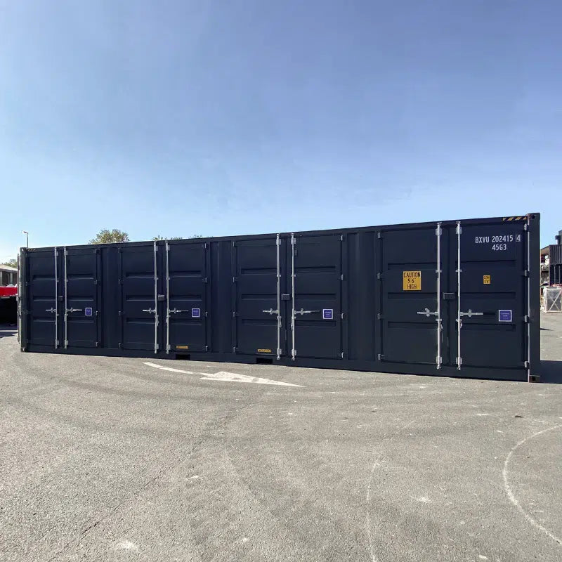 Contenedor marítimo nuevo de 40 pies High Cube (HC) con 4 puertas laterales