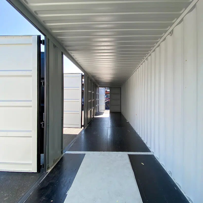 Contenedor marítimo nuevo de 40 pies High Cube (HC) con 4 puertas laterales