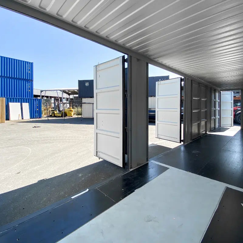 Contenedor marítimo nuevo de 40 pies High Cube (HC) con 4 puertas laterales
