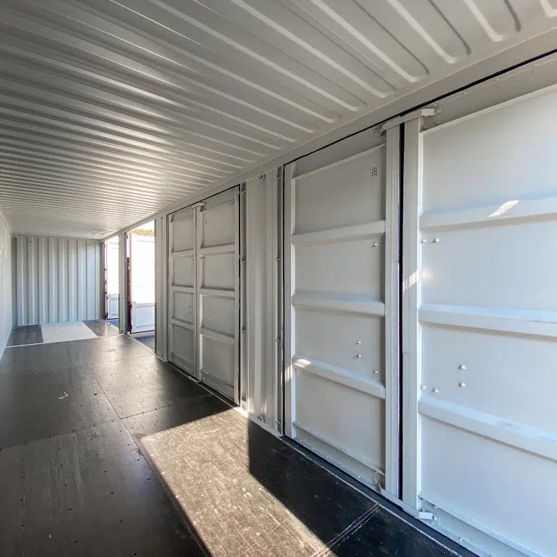 Contenedor marítimo nuevo de 40 pies High Cube (HC) con 4 puertas laterales
