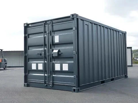 Contenedor Marítimo Nuevo de 15 Pies con Instalación Eléctrica, Rejillas de Ventilación y Cierre con Llave